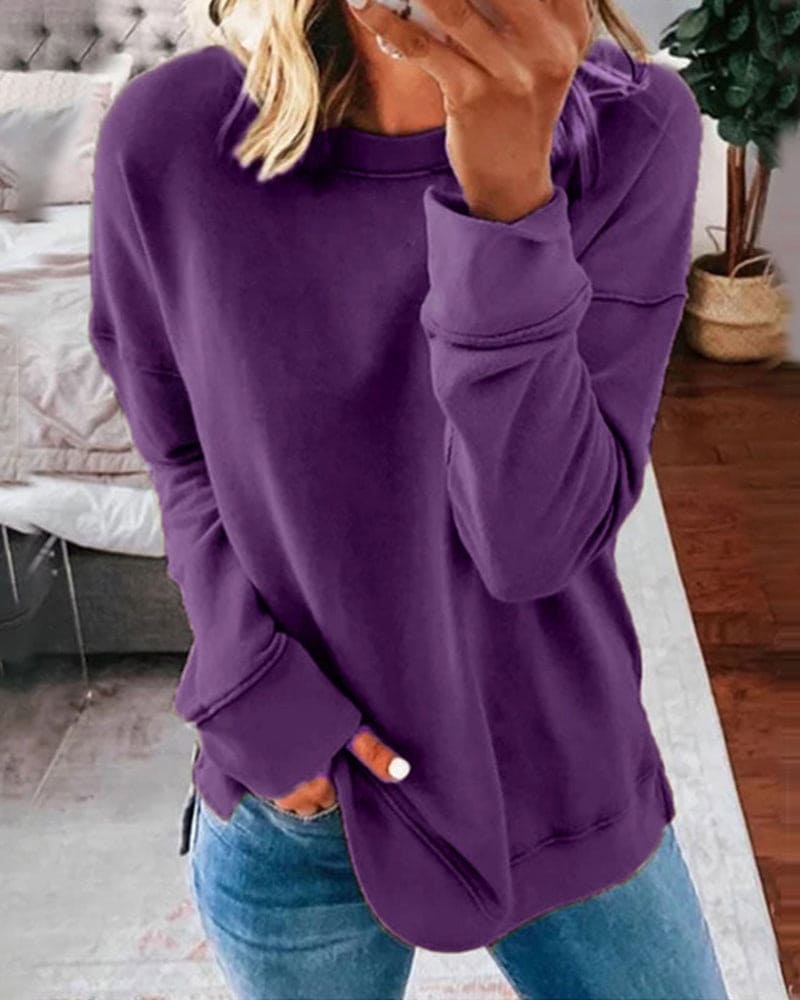 Classic Soft Sweatshirt - Purple