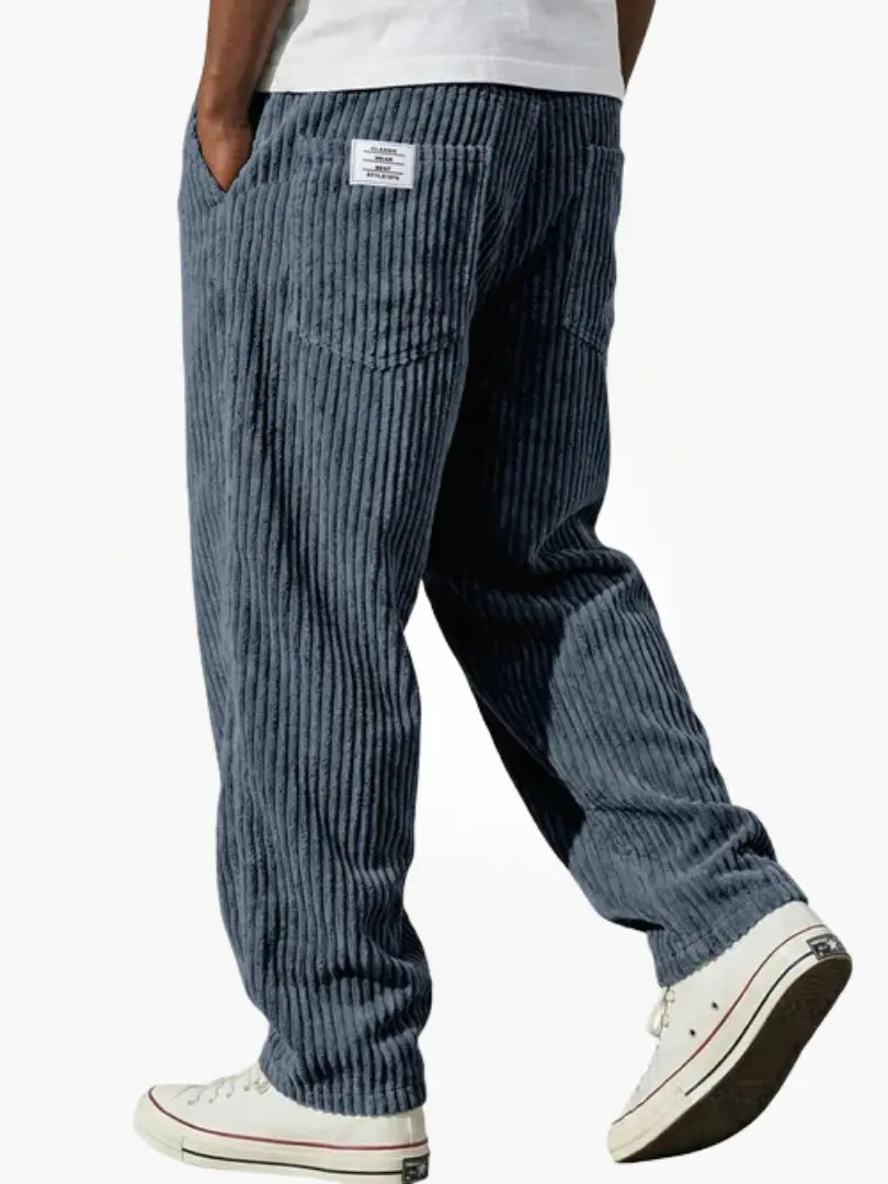 Corduroy Trousers - Blue