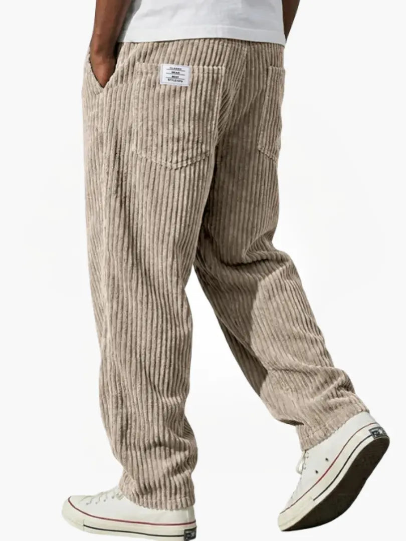 Corduroy Trousers - Khaki