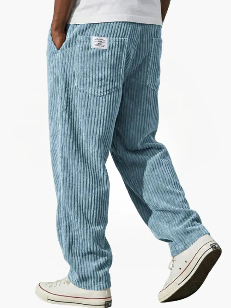 Corduroy Trousers - Light Blue