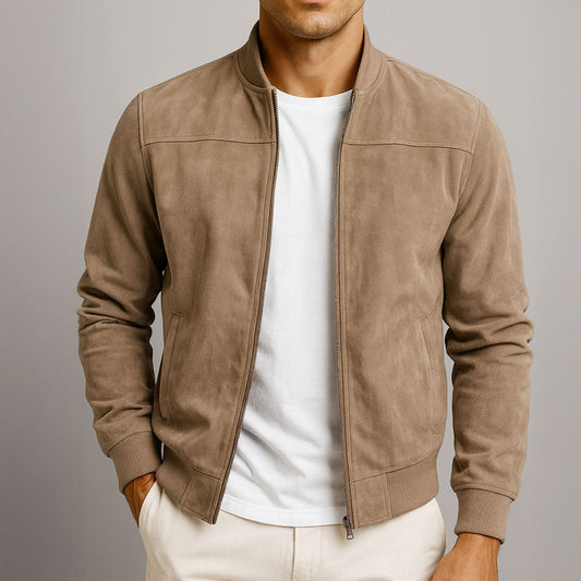 Suede Jacket - Brown
