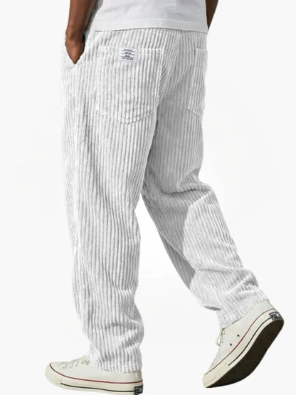 Corduroy Trousers - White