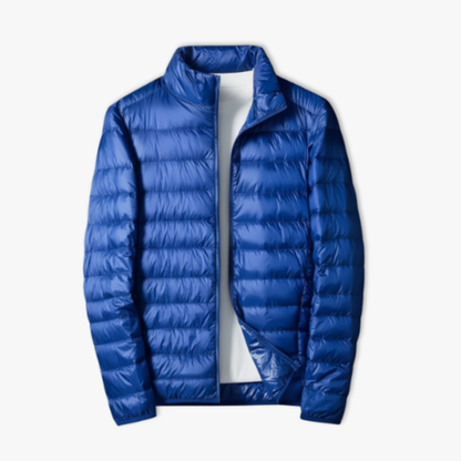 Ultra-Light White Duck Down Jacket - Blue