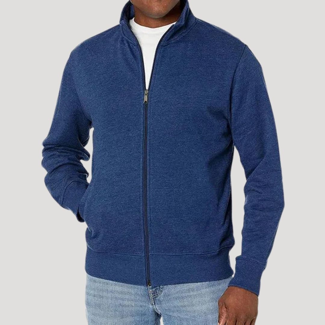 Everyday Lightweight Zip Jacket - Blue