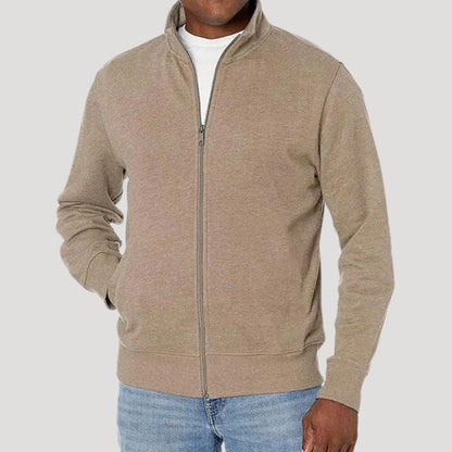 Everyday Lightweight Zip Jacket - Beige