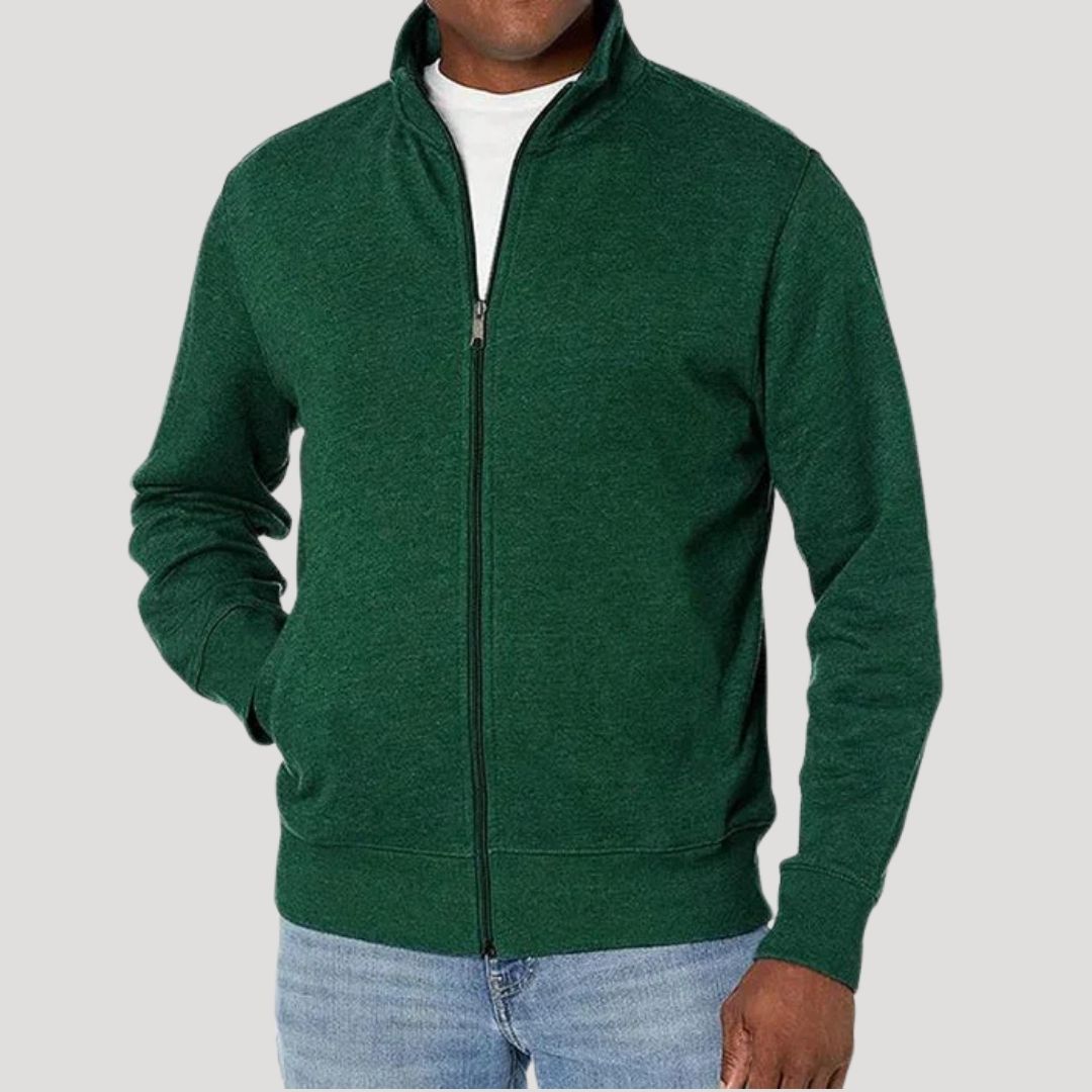 Everyday Lightweight Zip Jacket - Green