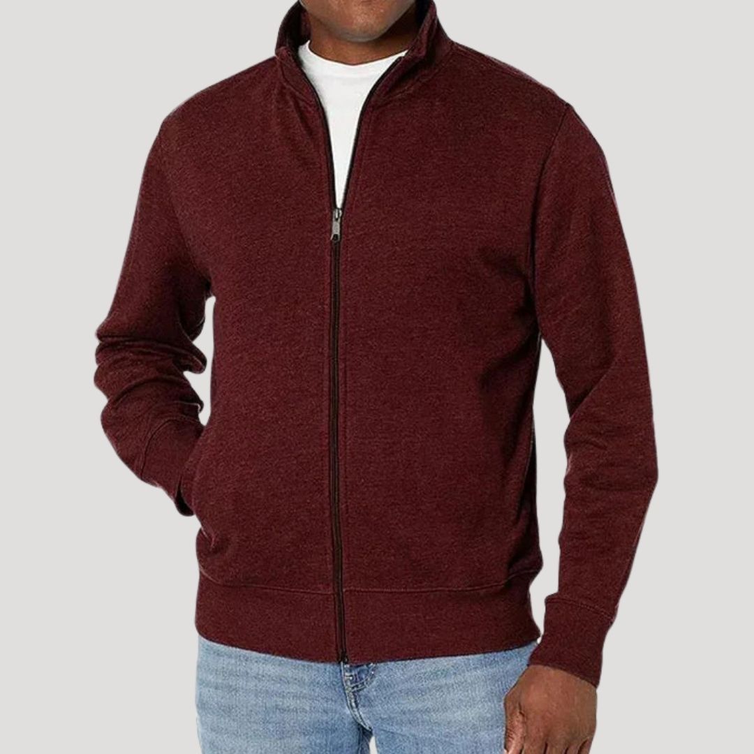 Everyday Lightweight Zip Jacket - Red