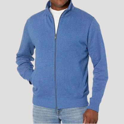 Everyday Lightweight Zip Jacket - Light Blue