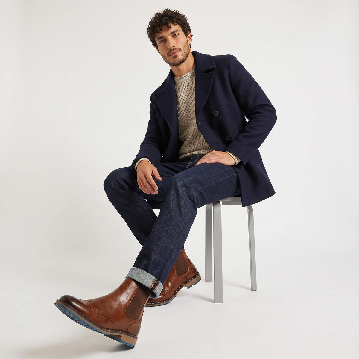Brogue Chelsea Dress Boots