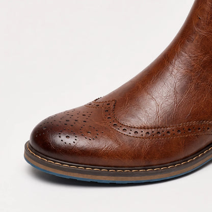 Brogue Chelsea Dress Boots