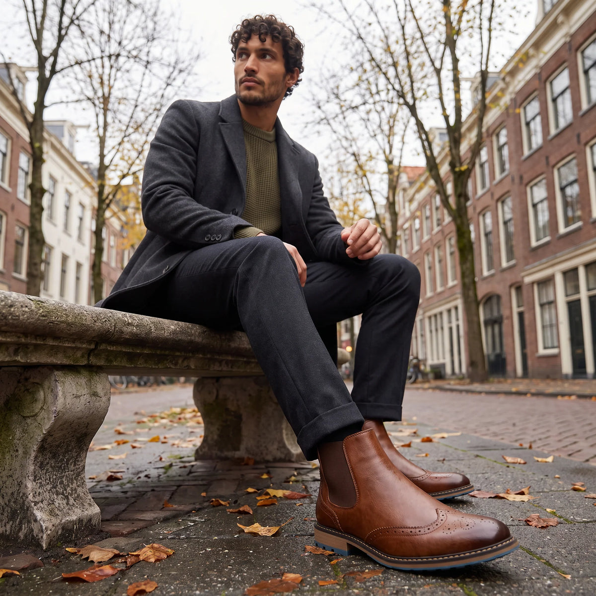 Brogue Chelsea Dress Boots