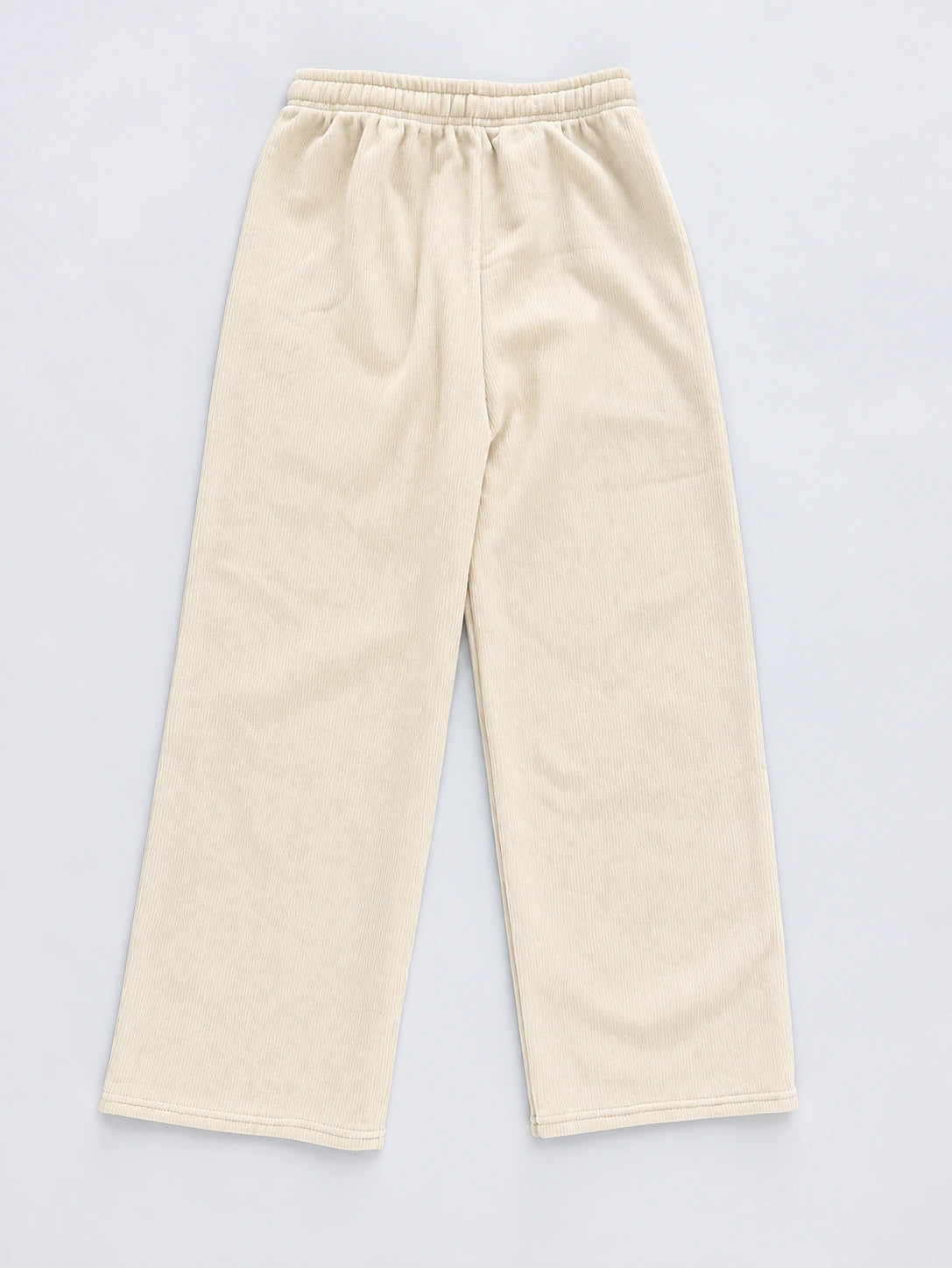 Fleece-Lined Wide-Leg Trousers
