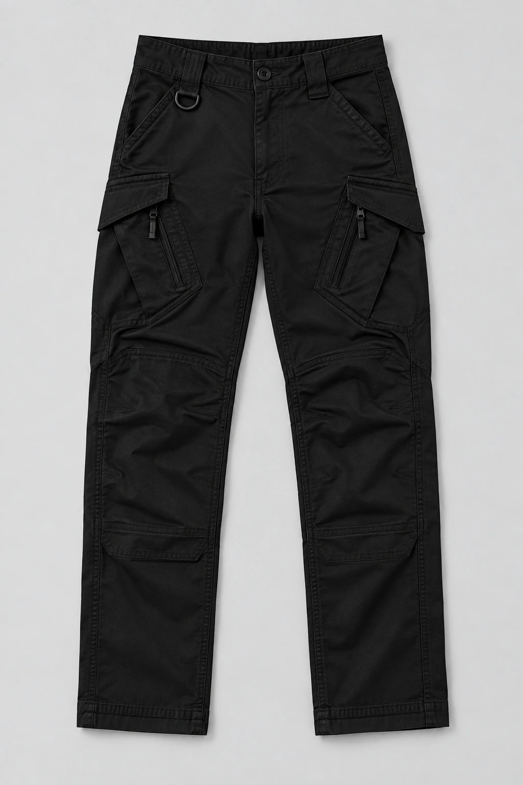 Tactical Outdoor Hiking Cargo Trousers - Black
