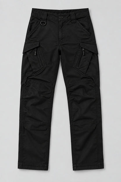 Tactical Outdoor Hiking Cargo Trousers - Black