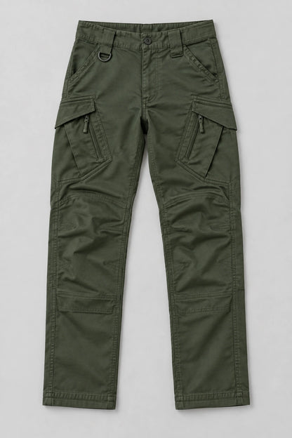 Tactical Outdoor Hiking Cargo Trousers - Olive