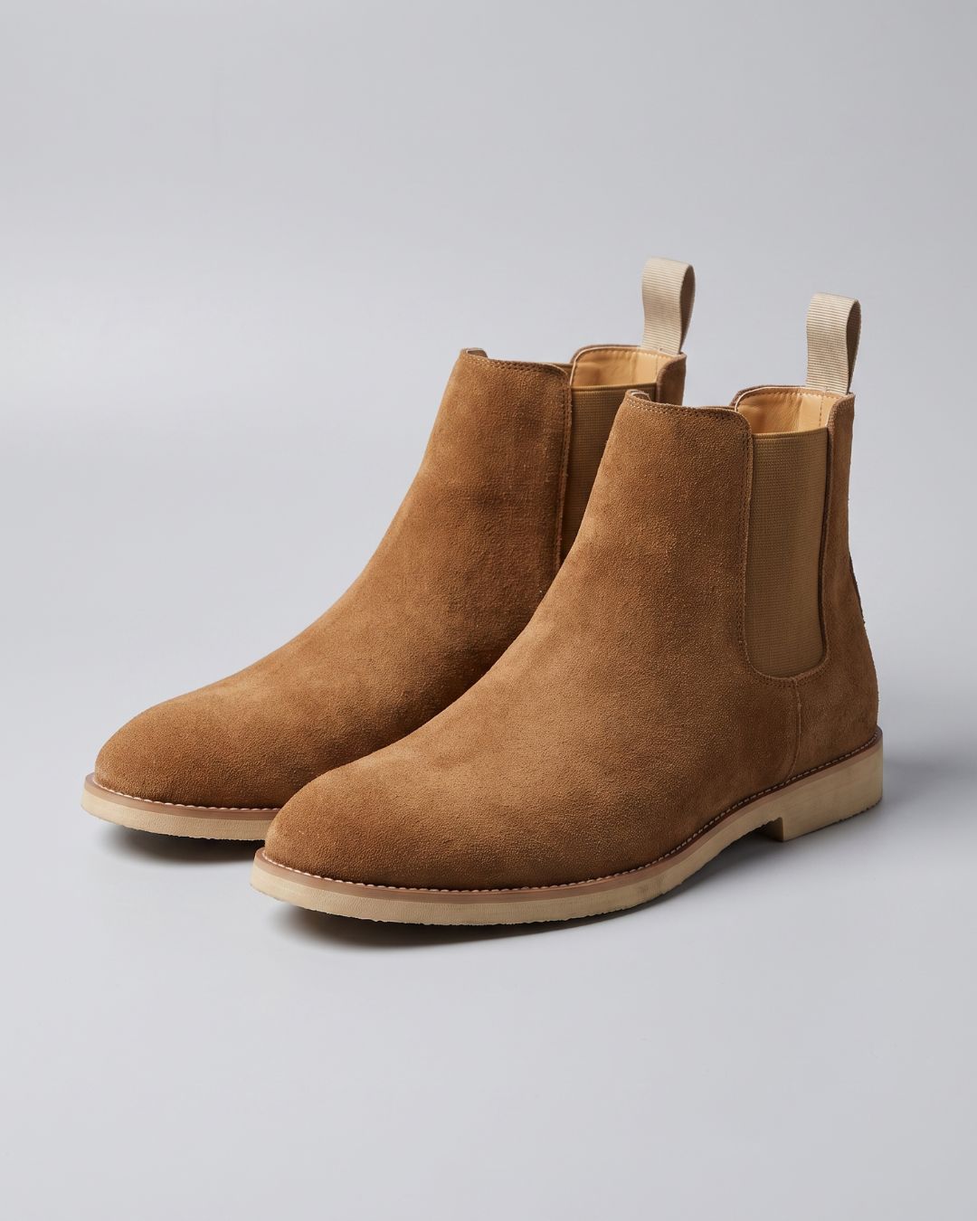 Suede Chelsea Boot - Brown