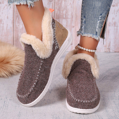 Fleece-Lined Supportive House Slippers