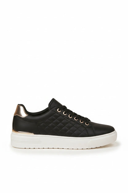 Ergonomic Quilted Low-Top Trainers