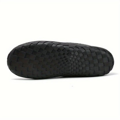 Wool-Feel Indoor Loafer Slippers