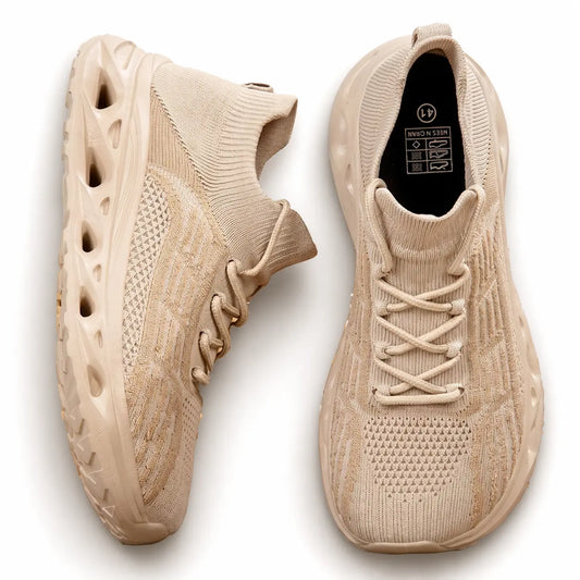 Women's Orthopedic Wide Toe Box Walking Sneakers - Beige