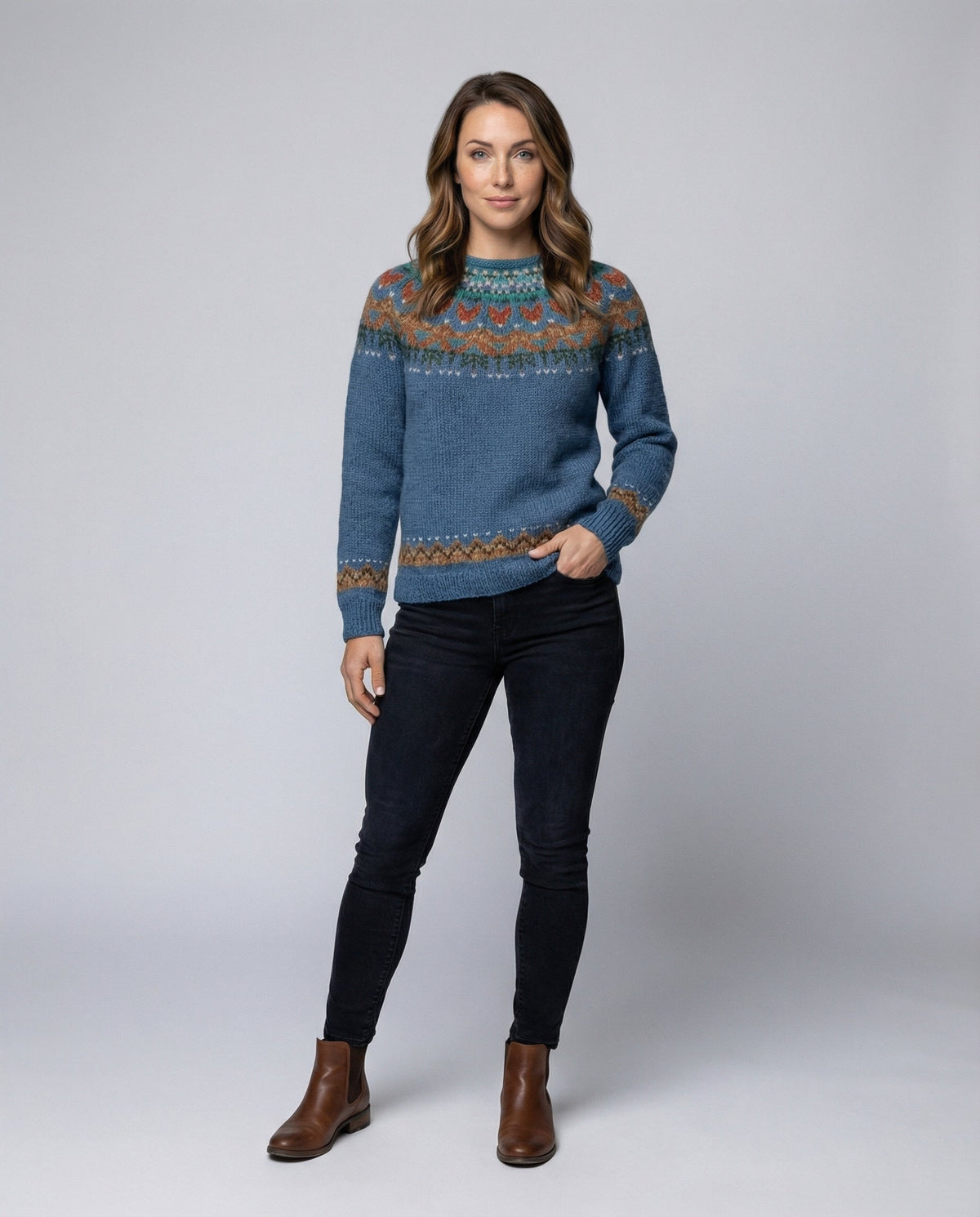 Vintage Icelandic Knit Sweater