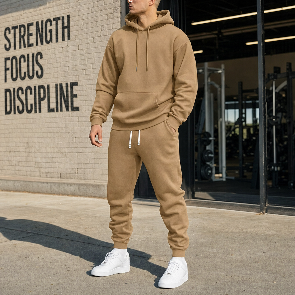 Hooded Tracksuit & Jogger Set