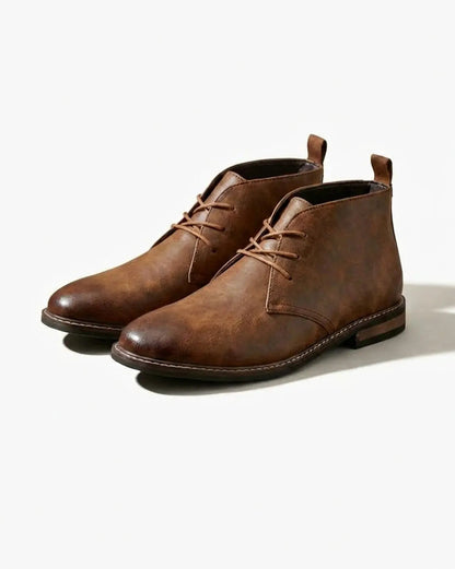 Muhammad Full-Grain Leather Chukka Boots - Dark Brown