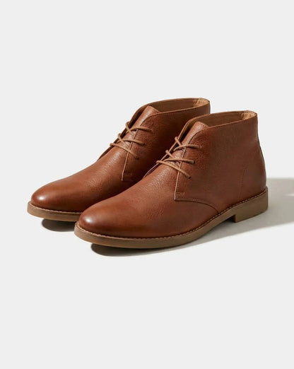 Muhammad Full-Grain Leather Chukka Boots - Brown