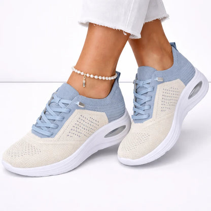 Orthopedic Lightweight Slip On Trainers - Blue