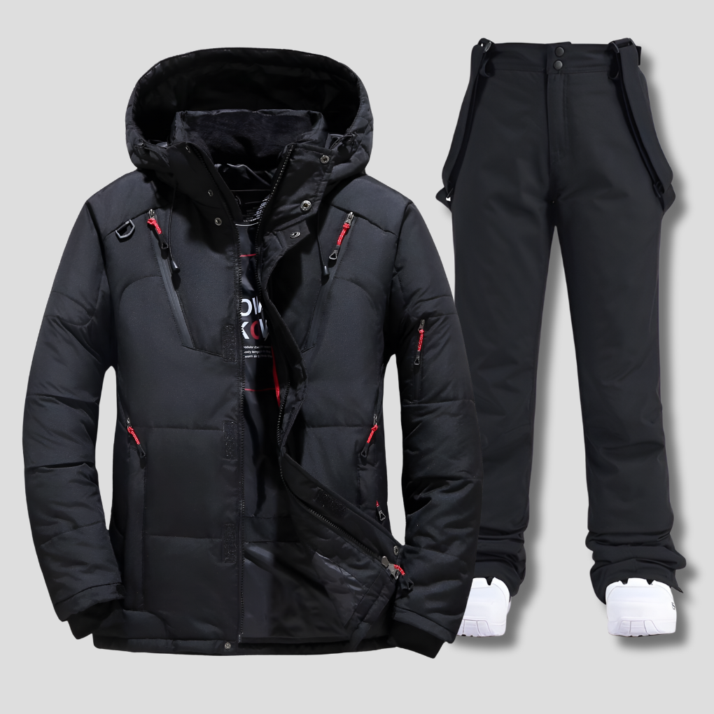 All-Weather Ski Suit in Black