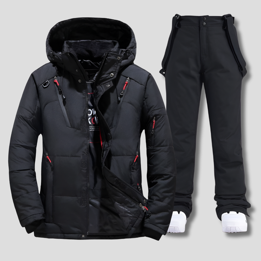 All-Weather Ski Suit in Black