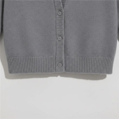 Ruby Soft Knit Cardigan - button placket detail