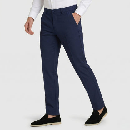 Slim-Fit Stretch Chino Trousers in Blue