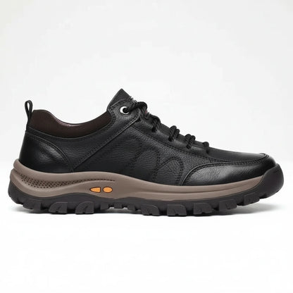 Valelus William Orthopedic Waterproof Casual Shoes in Black, profile product shot