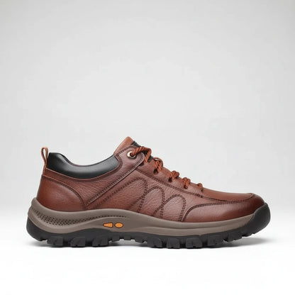 Valelus William Orthopedic Waterproof Casual Shoes in Brown, profile product shot