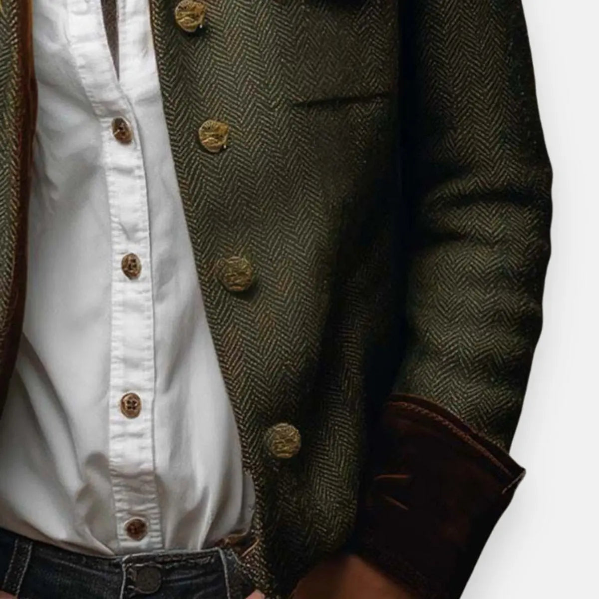 Women's Herringbone Tweed Jacket