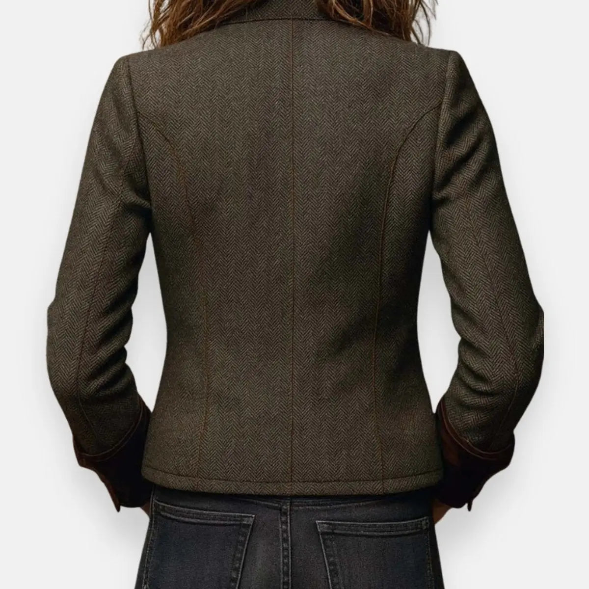 Women's Herringbone Tweed Jacket